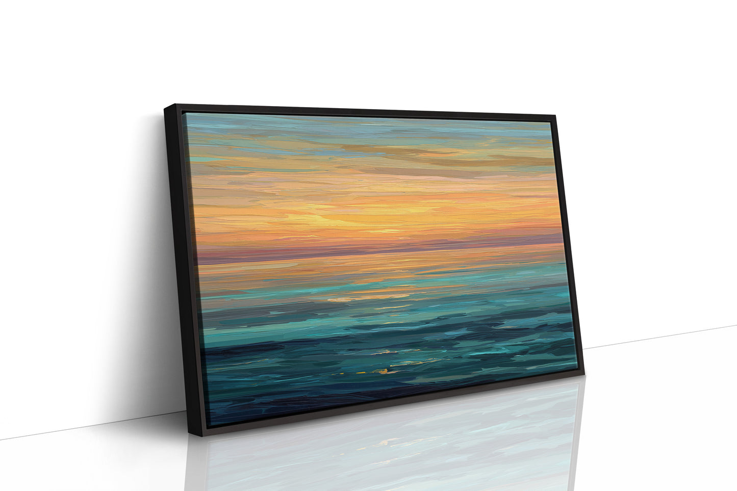 Horizon Lines Melt Into Sea