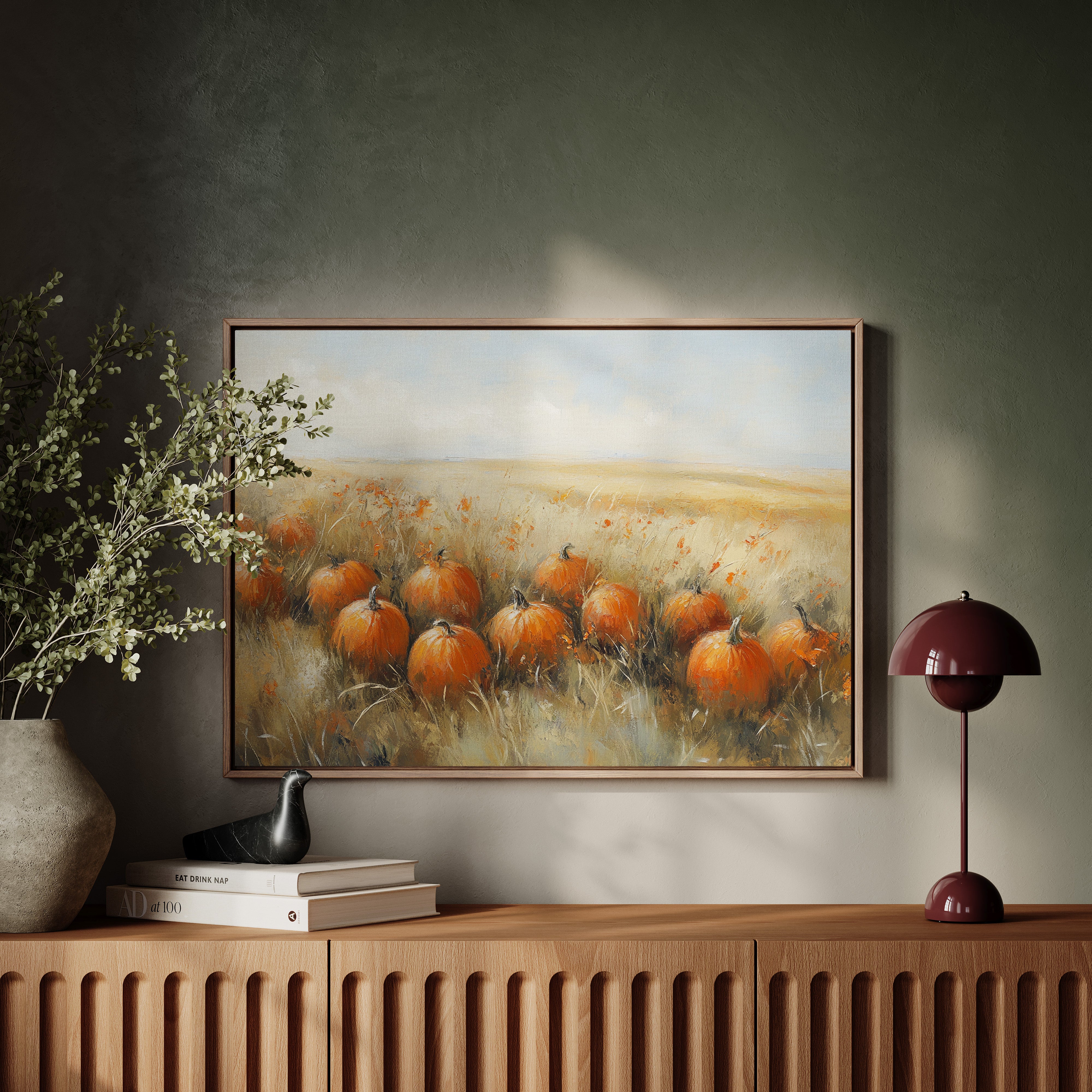 Autumn's Treasures Rest In Golden Fields