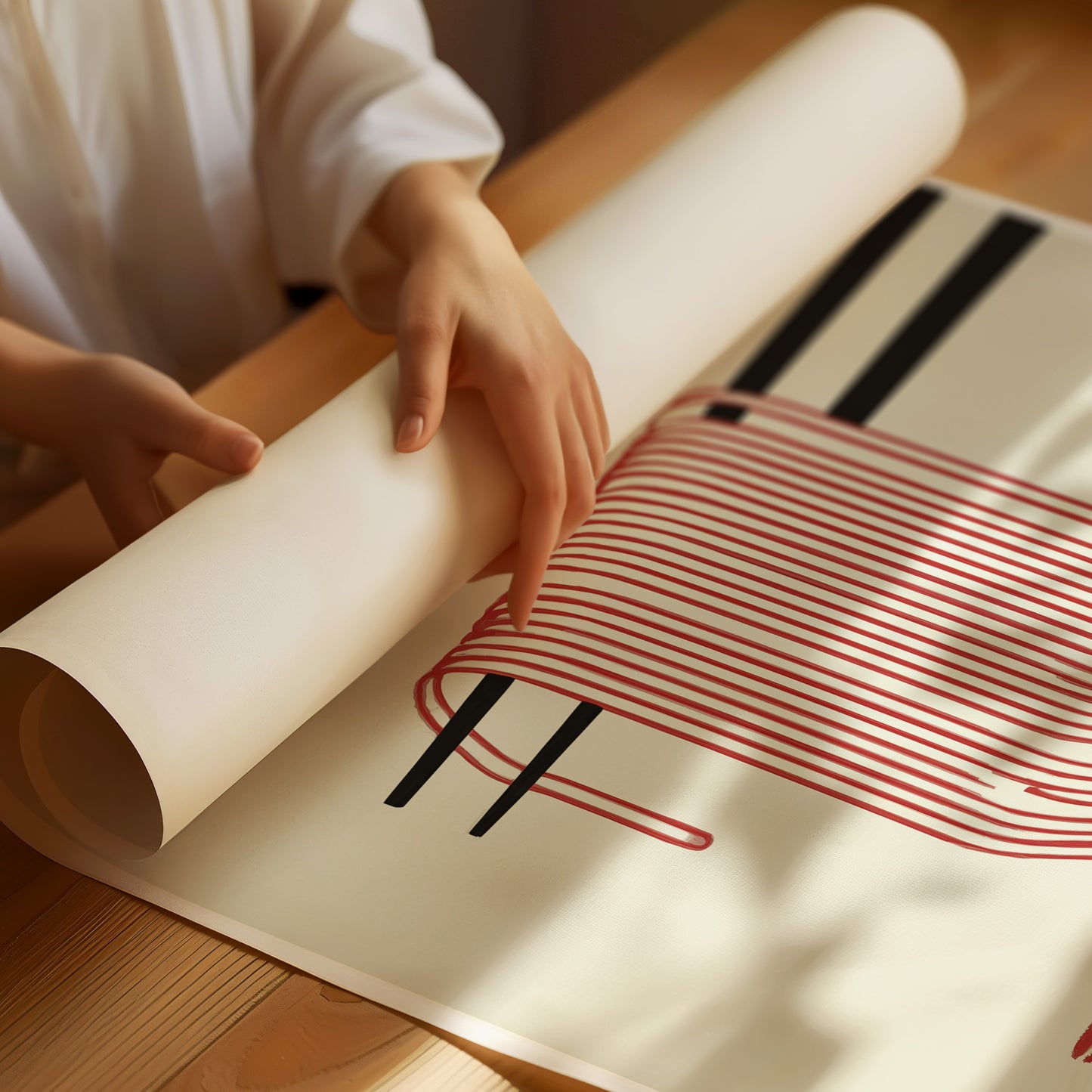 Red Noodles Dance In Zen