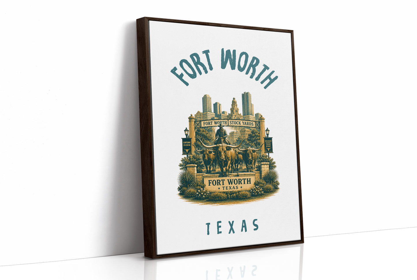 Fort Worth's Longhorn Gate