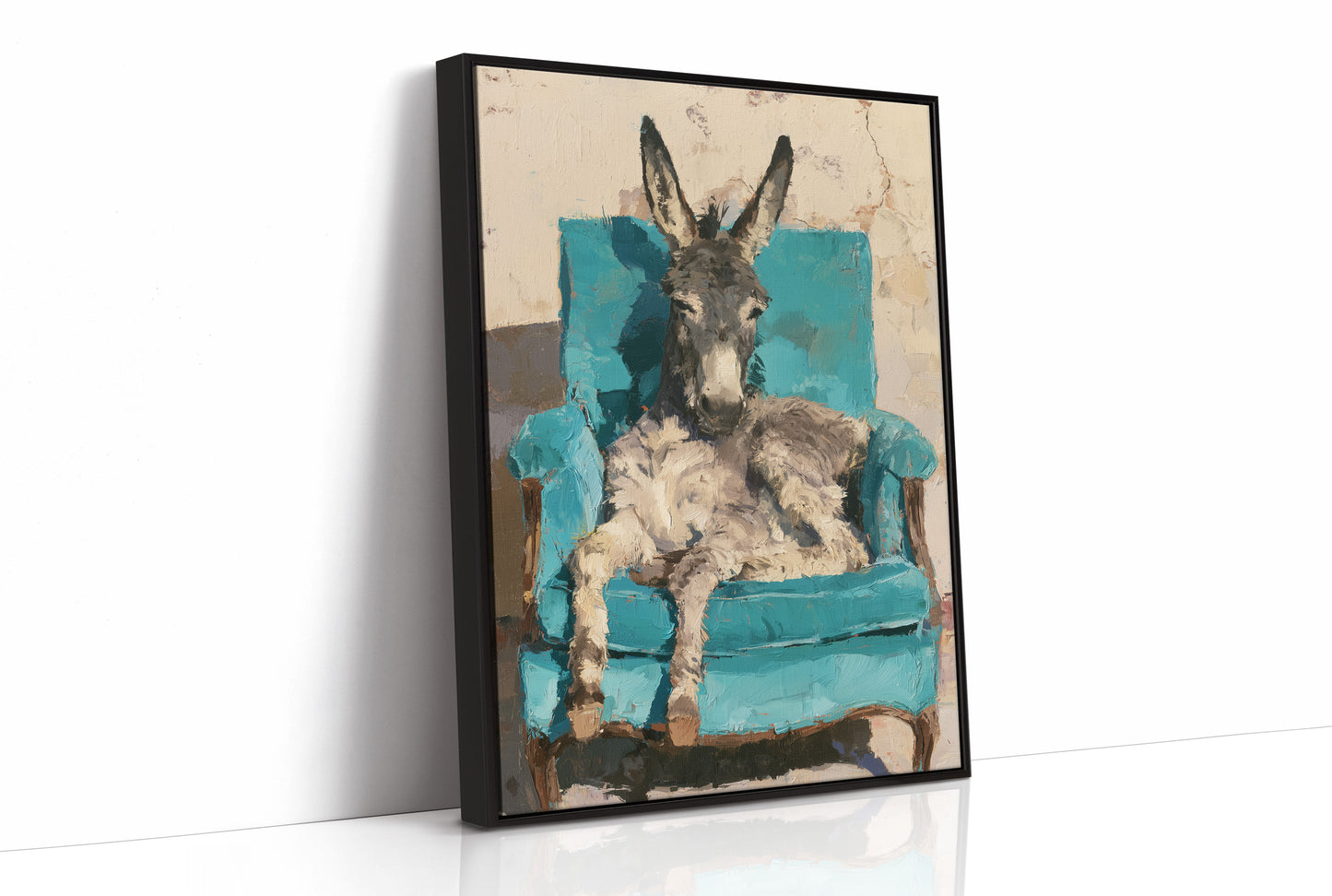 Donkey on a Turquoise Throne