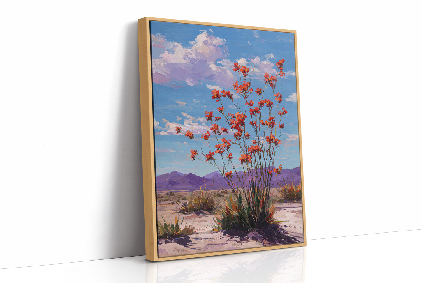 Desert Blooms Beneath Open Sky