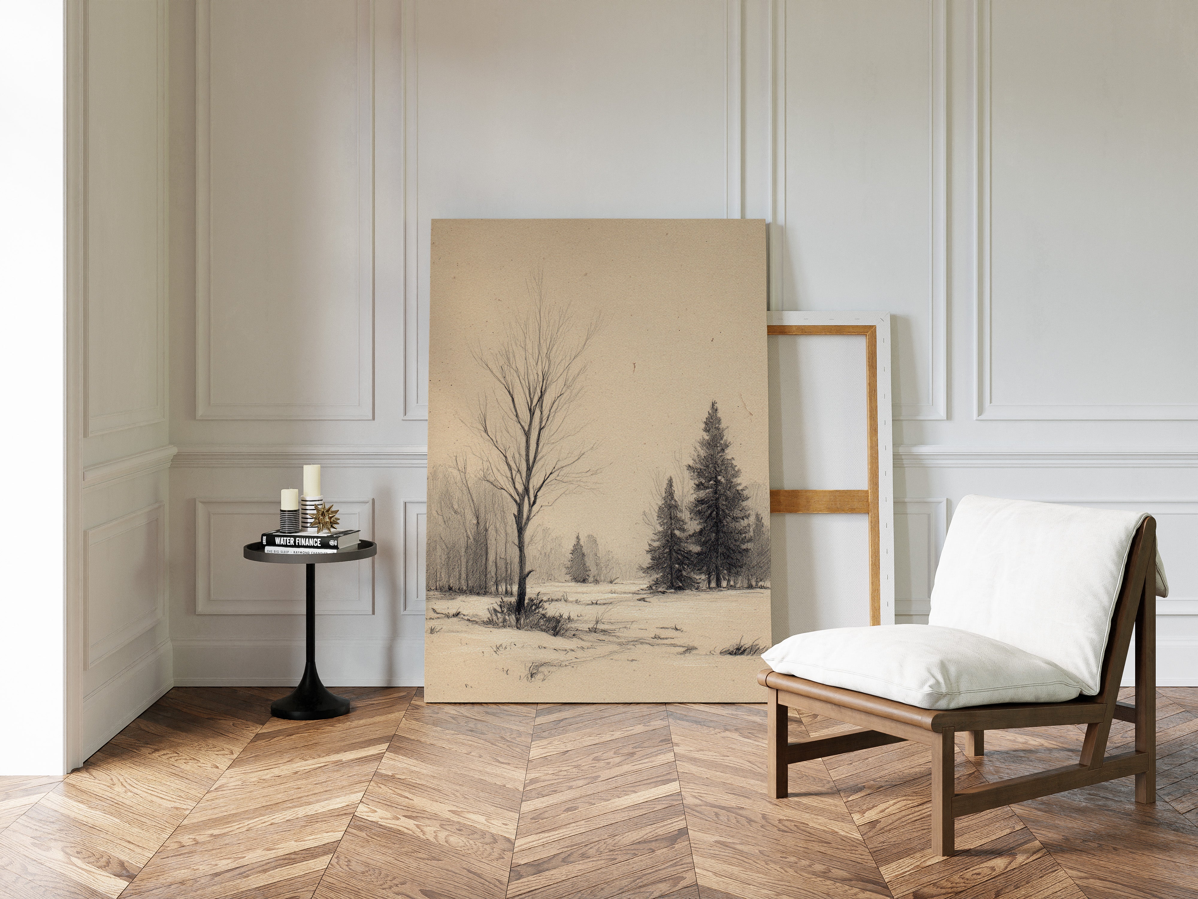 When Silence Paints the Frost