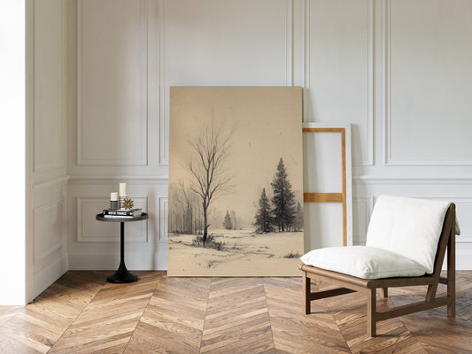 When Silence Paints the Frost