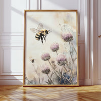 Pollinators Dance Among Petals