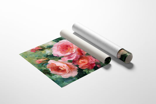 Summer Roses Paint Their Stories