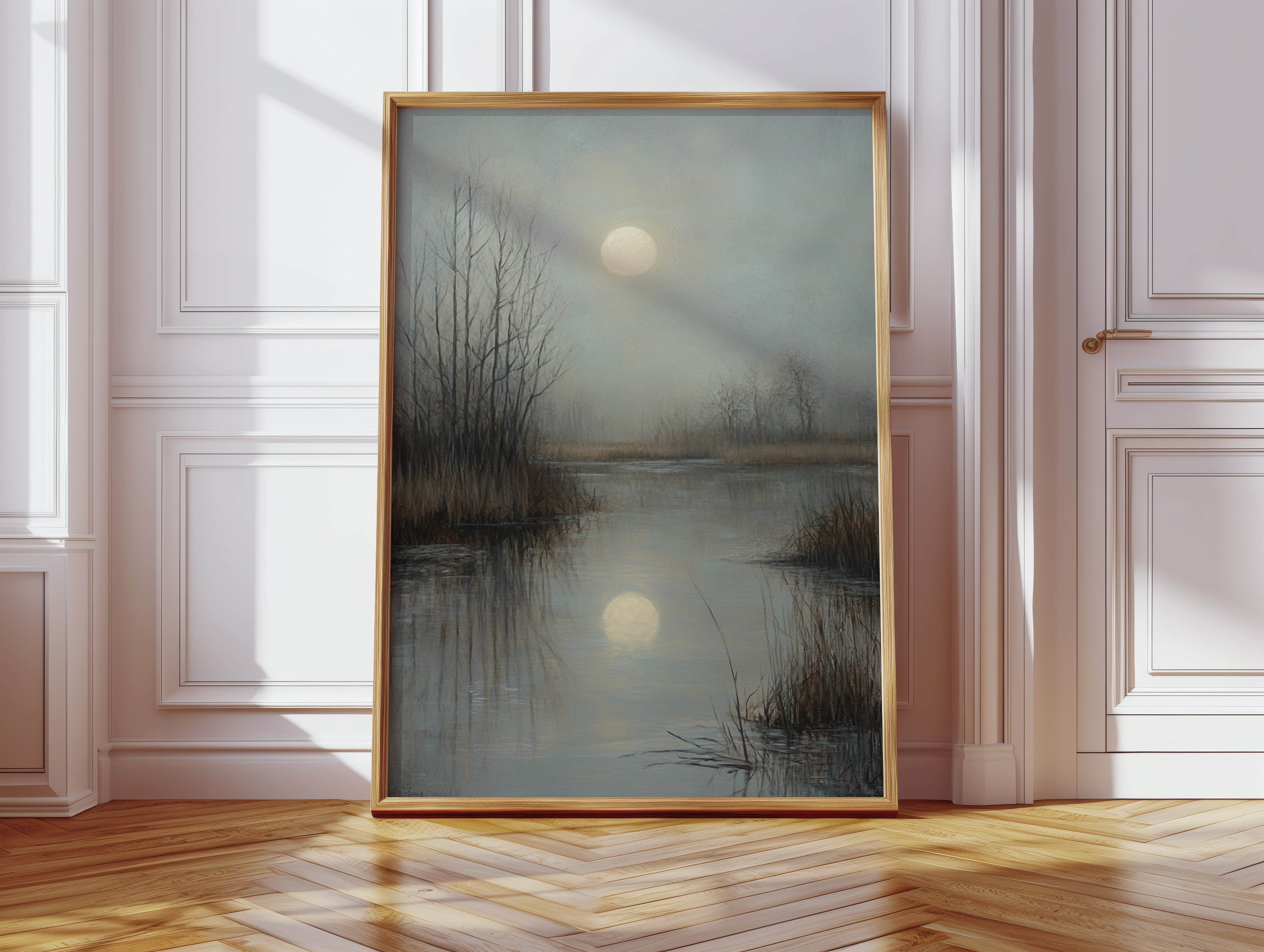 Moonlight Dances on Still Waters