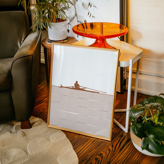 Early Morning Rows Through Serenity