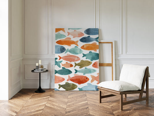 Currents of Color Beneath Waves