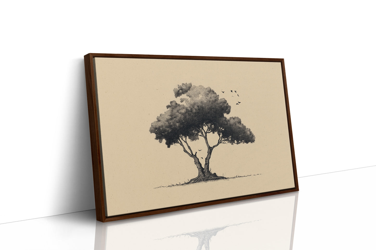 Solitary Acacia Whispers Ancient Tales