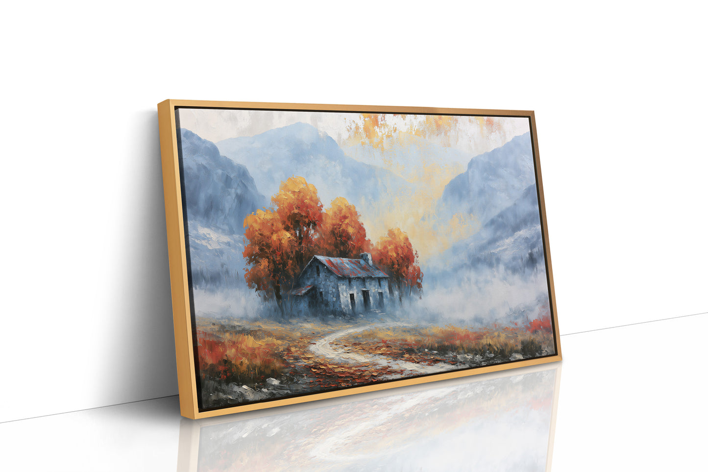 Cabin Where Autumn Settles