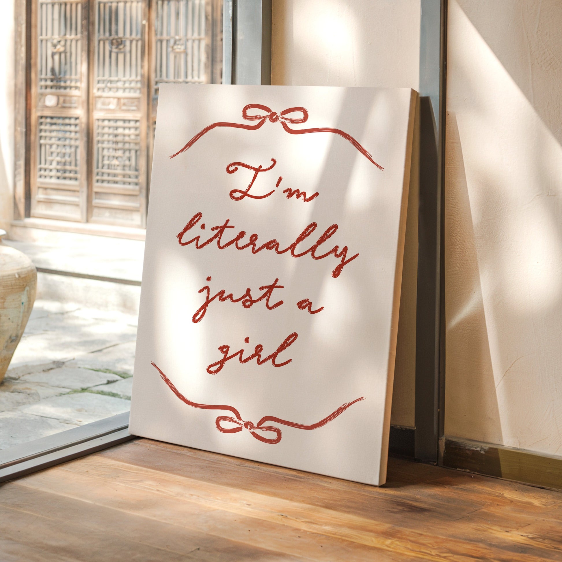 Red Ribbons Frame Simple Truths