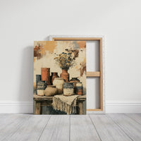 Sunbaked Pottery and Faded Blooms