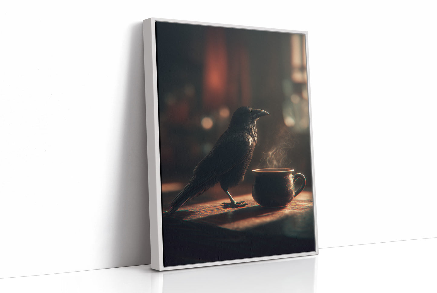 Raven's Tea At Dusk