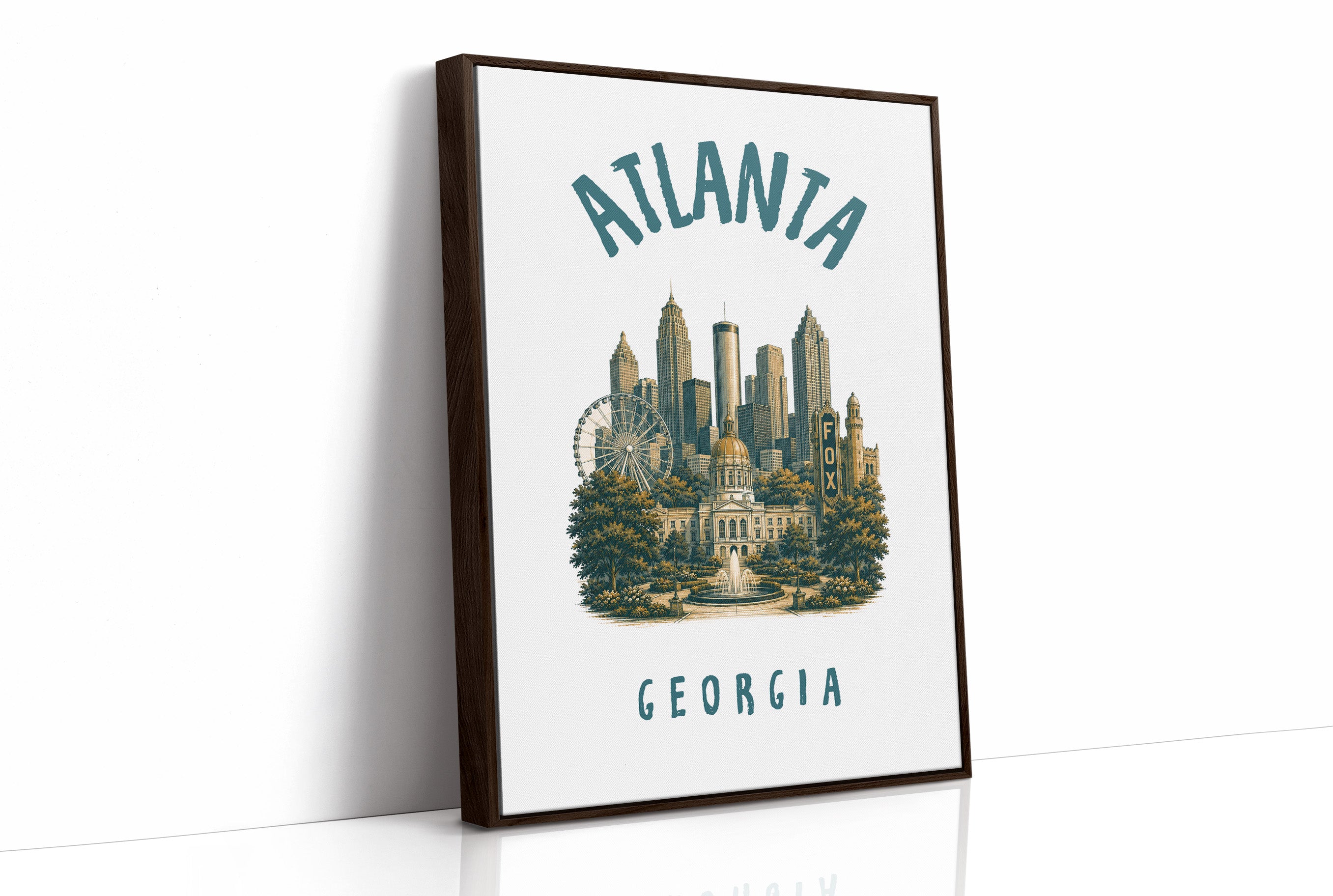 Atlanta's Capitol Fountain