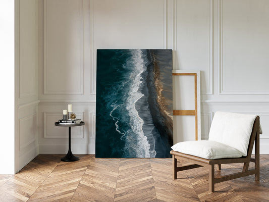 Tides Embrace the Shoreline's Whisper