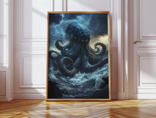 Awakening Beneath Stormy Skies