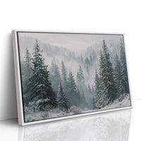 When the Fog Lifted over the Pines