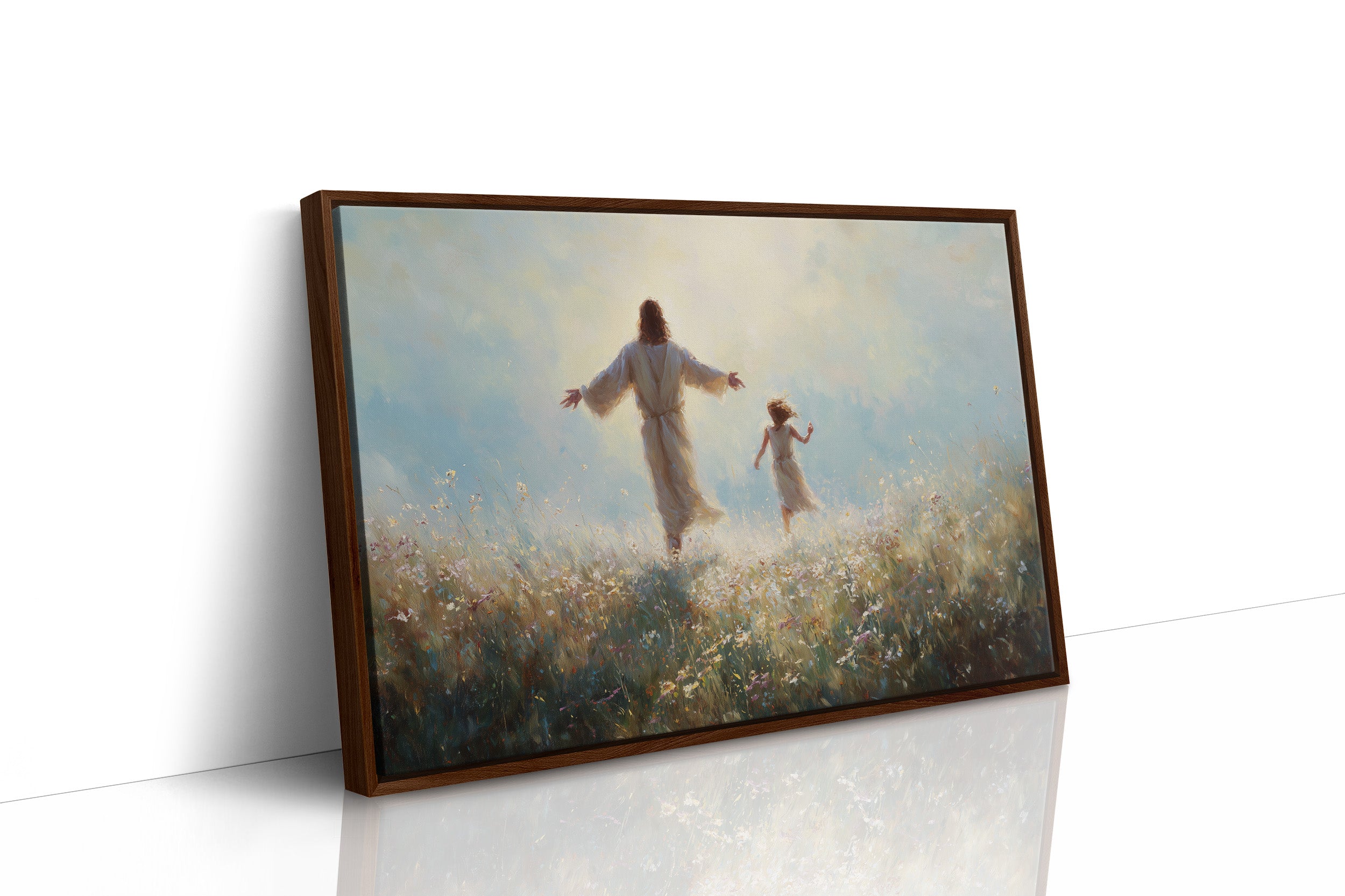 Ethereal Journey Through Wildflower Fields