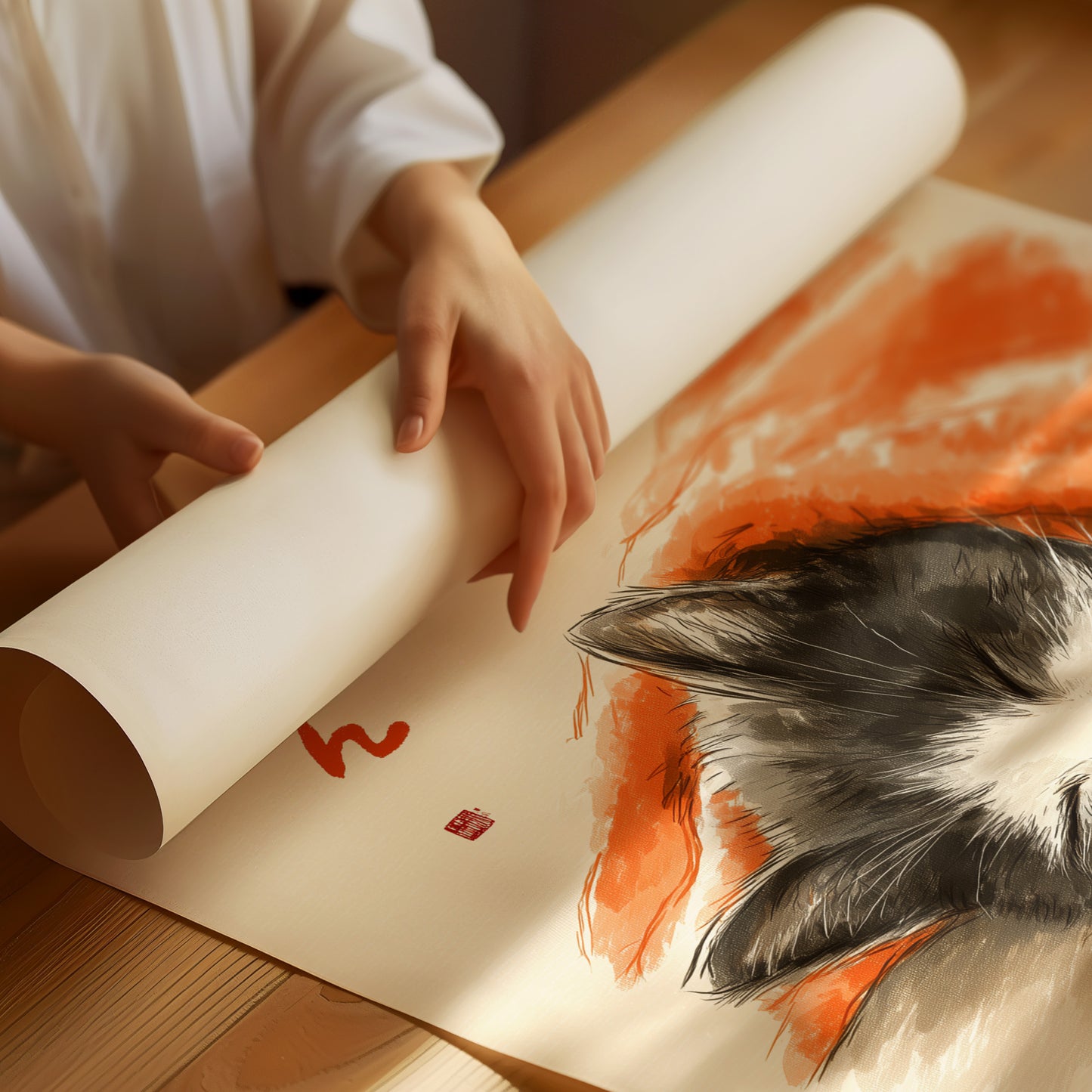 Sleepy Kitten's Japanese Afternoon Dream