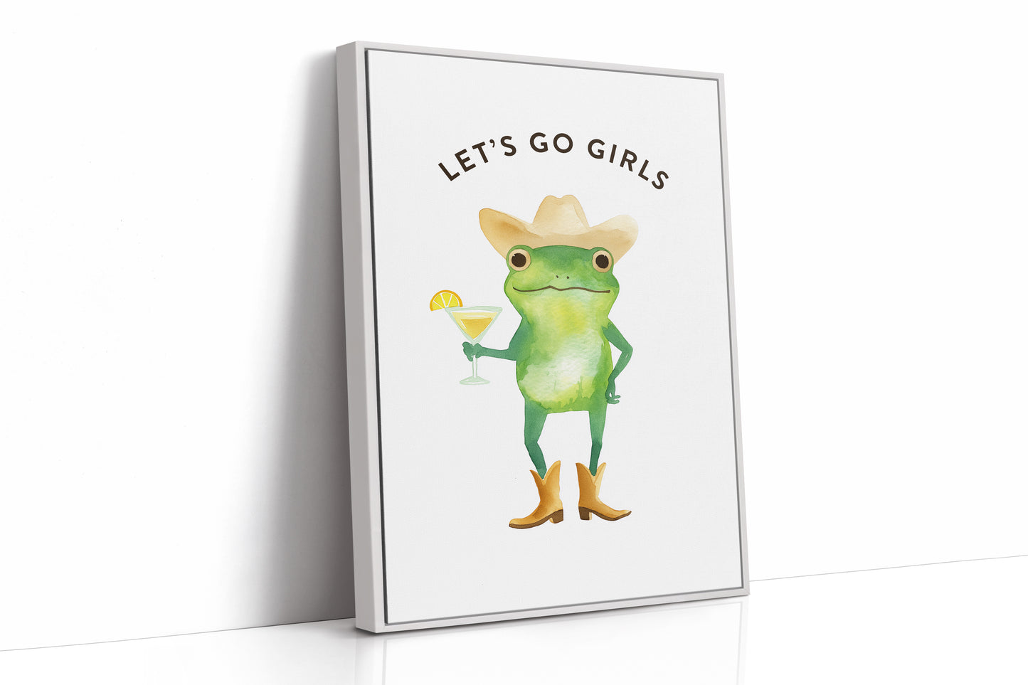 Lets Go Girls Cowgirl Frog