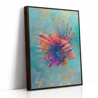 Vibrant Spines Pierce Aqua Depths