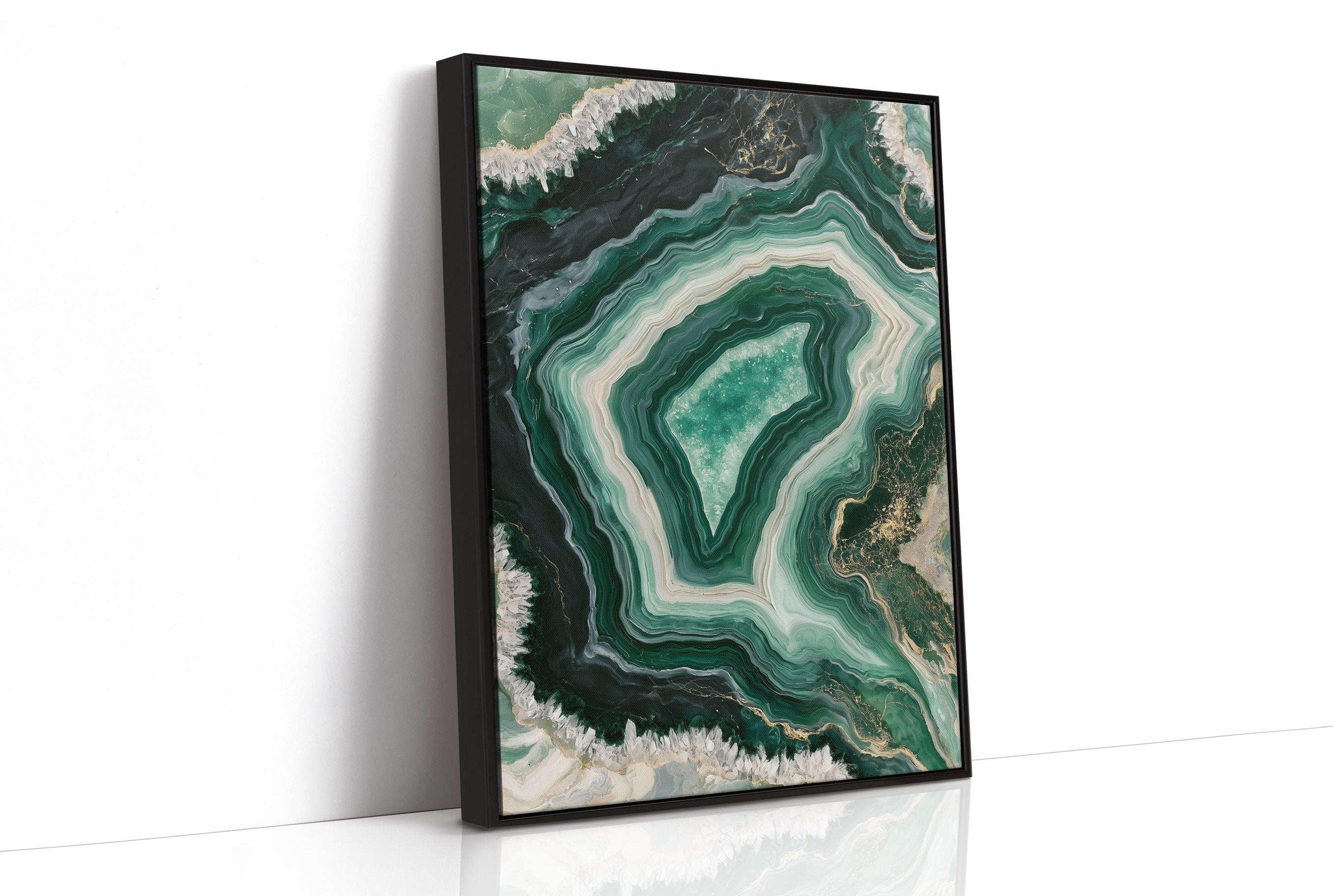 Emerald Geode Depths