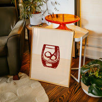 Burgundy Glass Holds Summer Secrets