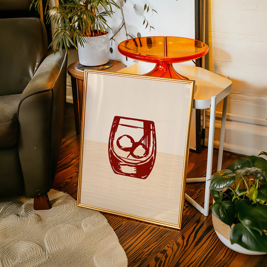 Burgundy Glass Holds Summer Secrets