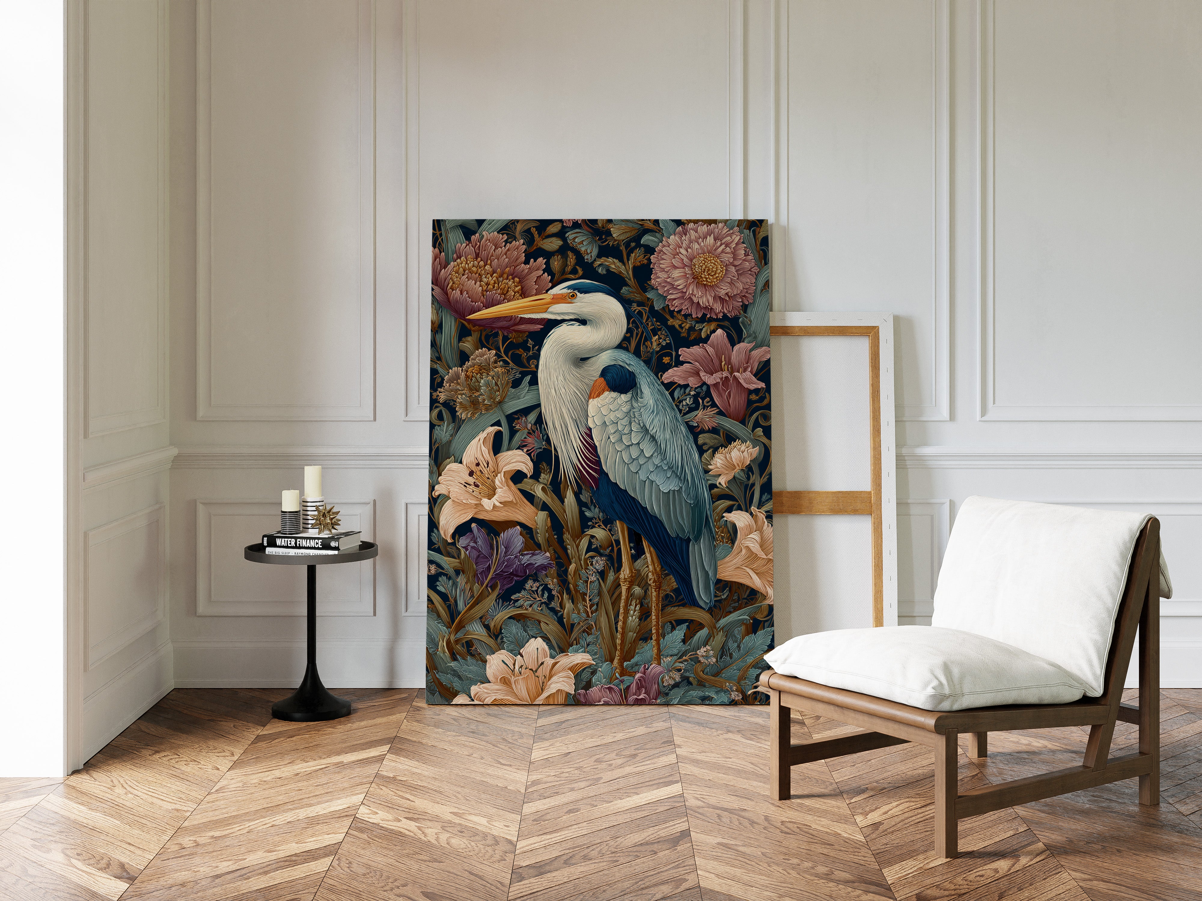 Elegance Amidst Flora's Embrace