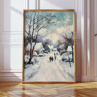Footsteps Through Winter's Embrace