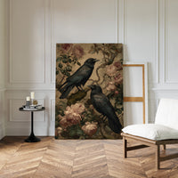 In Bloom With Midnight Feathers