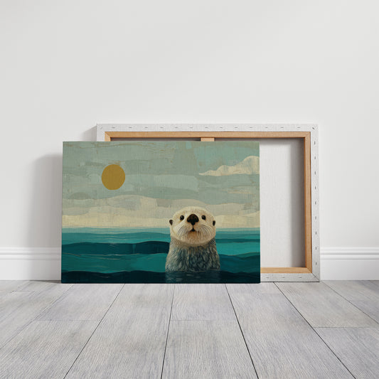 Sea Otter's Morning Curiosity