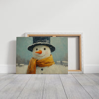 Frosty Wears His Golden Scarf