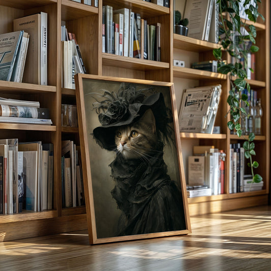 A Cat's Elegance Unveiled