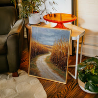 Autumn Path Through Golden Fields