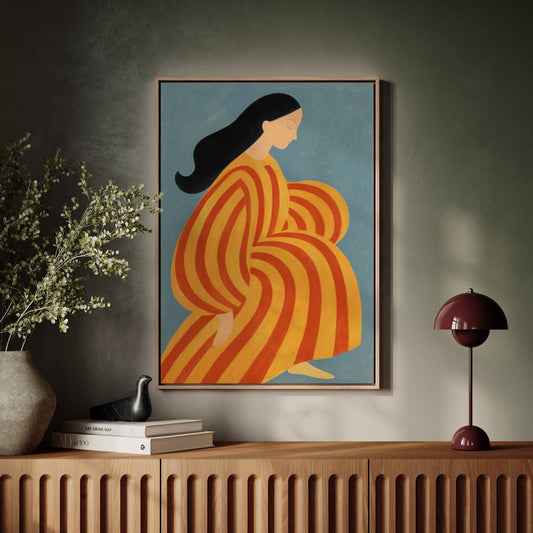 Marigold Lines Dance In Stillness