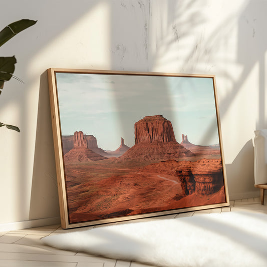 Monument Valley Buttes Under Open Sky