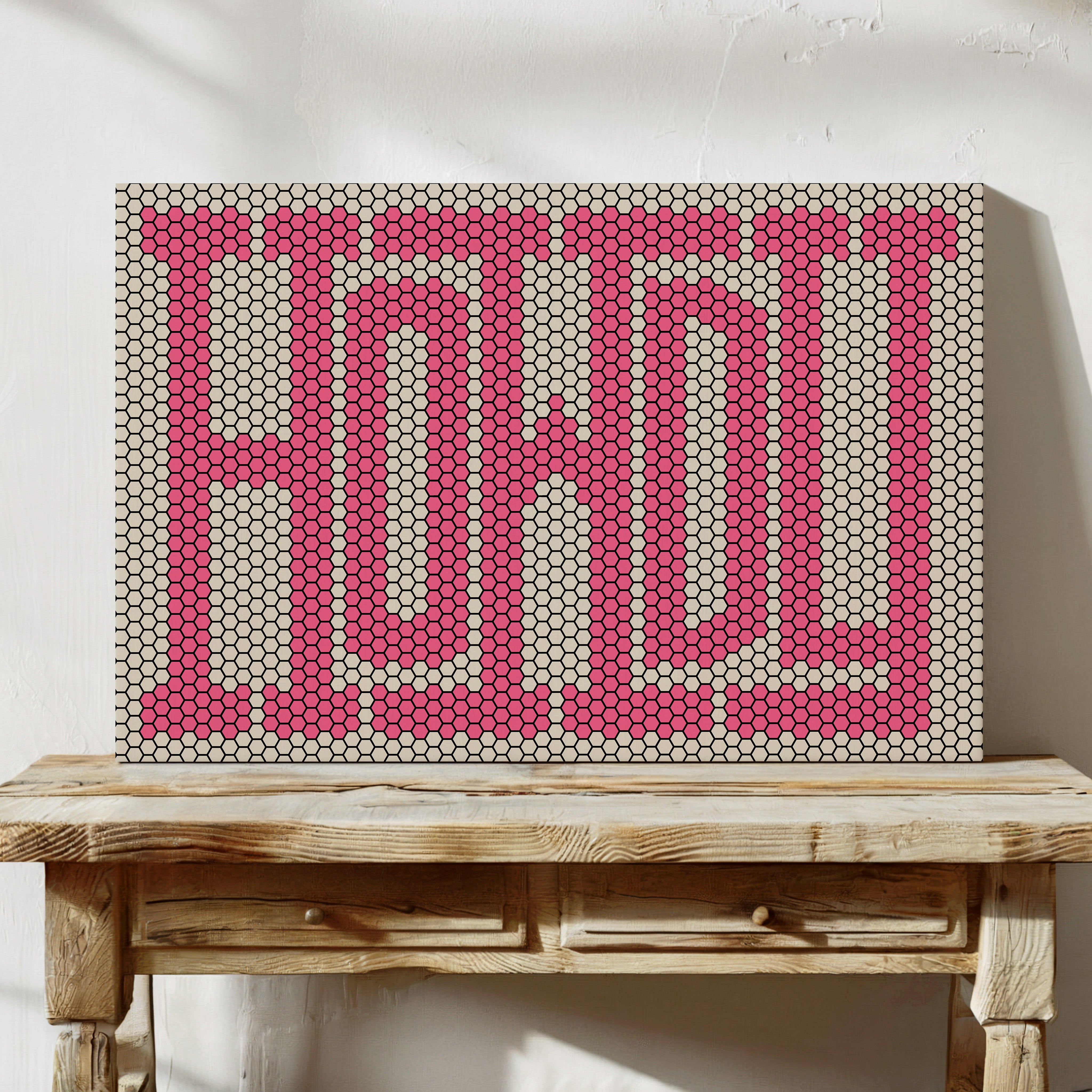 Howdy Pink Mosaic Western Greeting