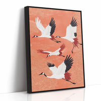 Japanese Crane Wall Art – Elegant Traditional-Inspired Print