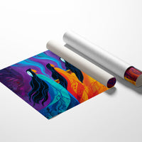 Sacred Smoke Rises Through Color