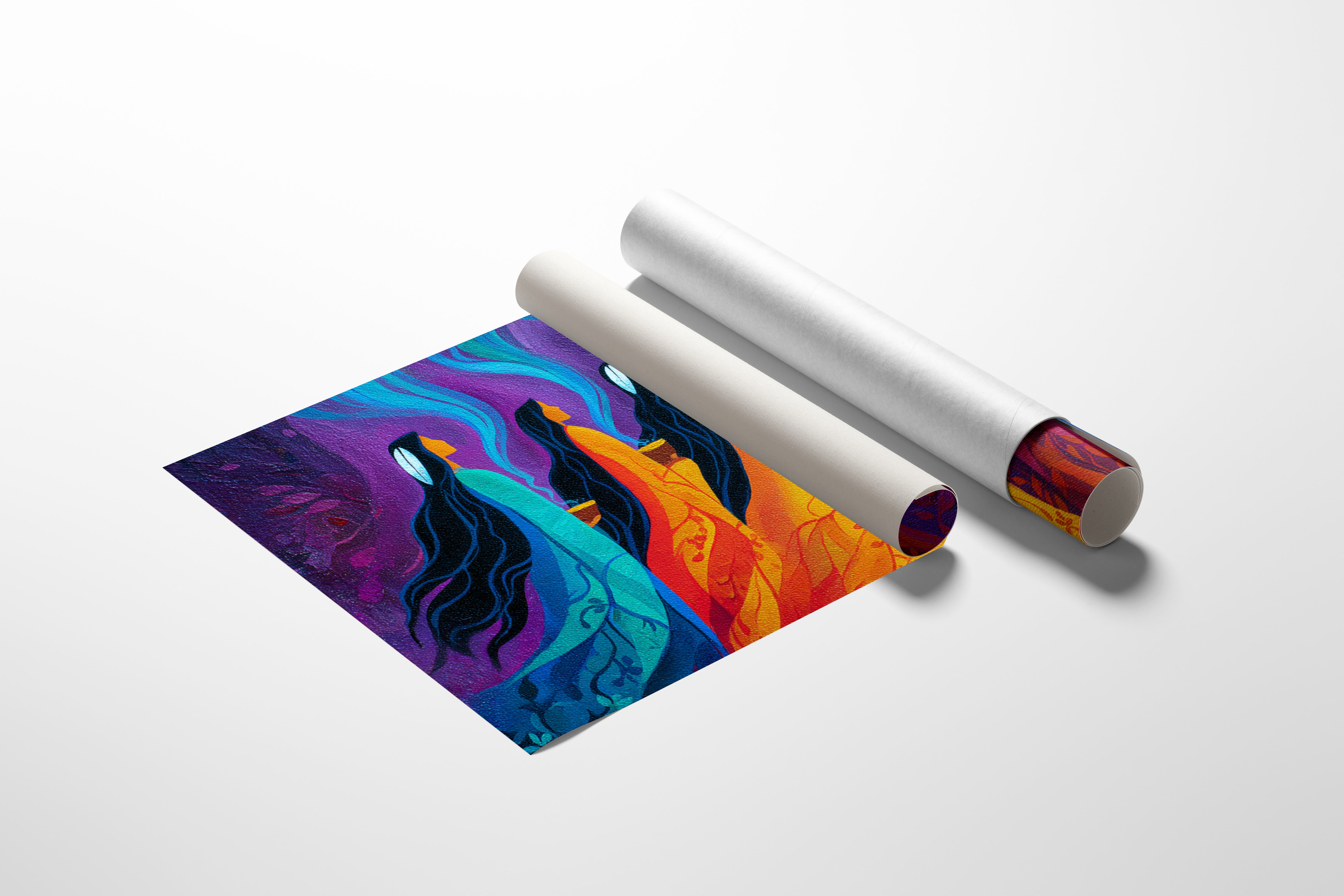 Sacred Smoke Rises Through Color