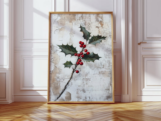 Berries Against Winter's Canvas