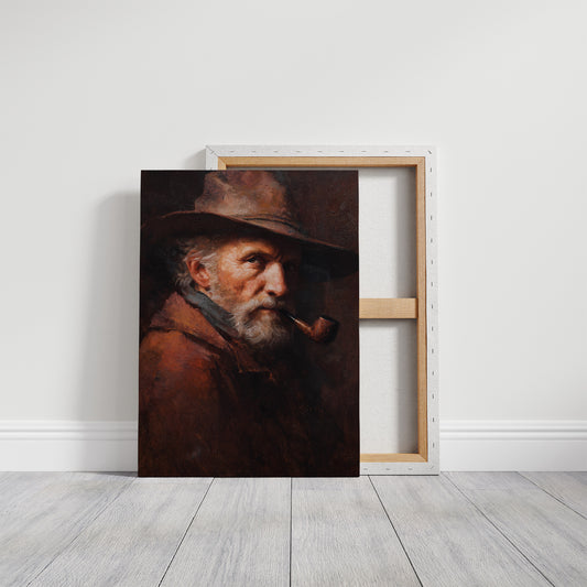 Wisdom Smokes From Wooden Frame