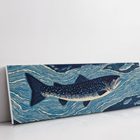 River Drift Beneath Blue Currents