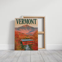 Vermont Covered Bridge Autumn