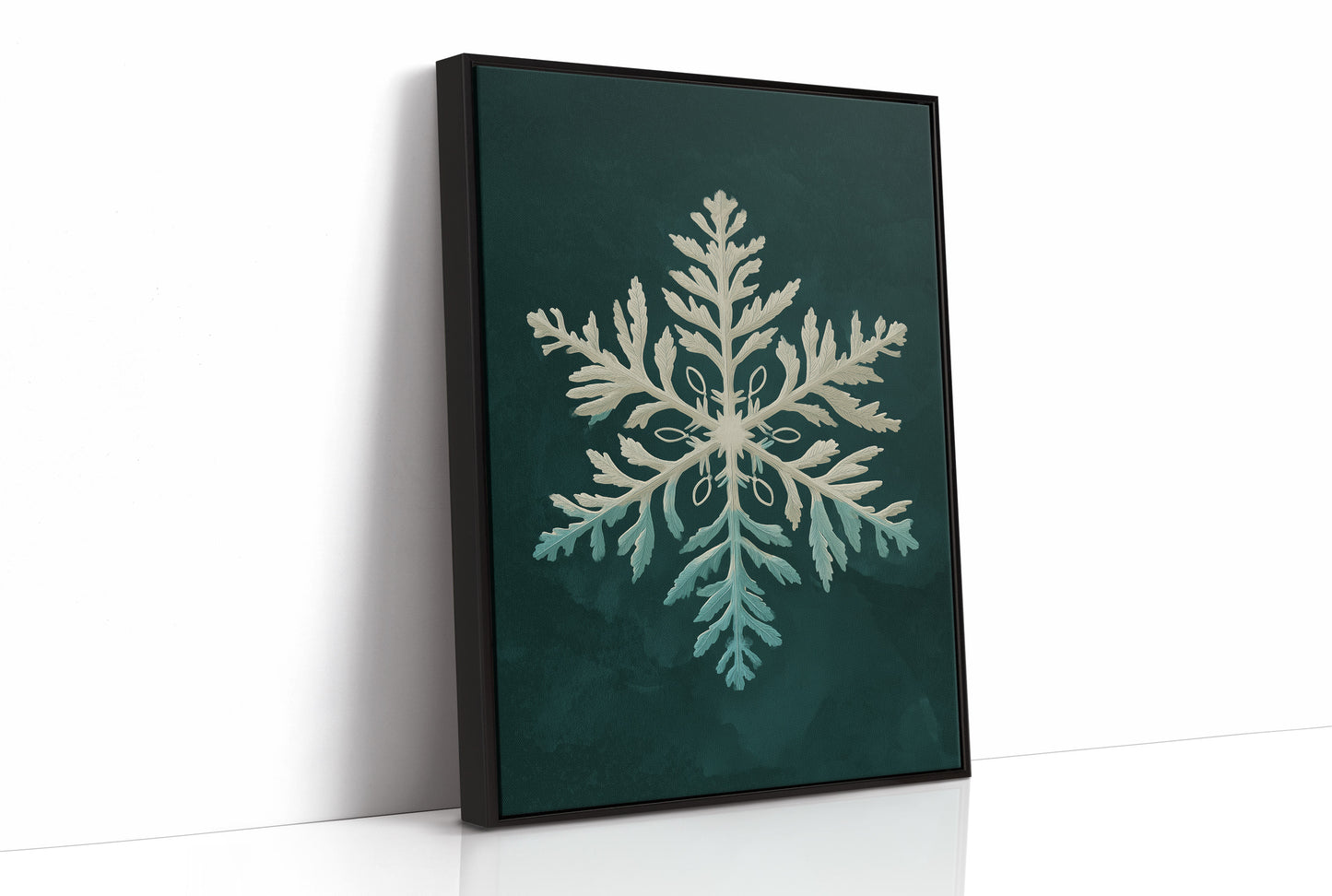 Frost Ferns Bloom On Emerald