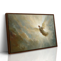 Celestial Ascension Through Radiant Light