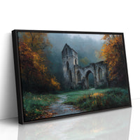 Ruins in Autumn Fog