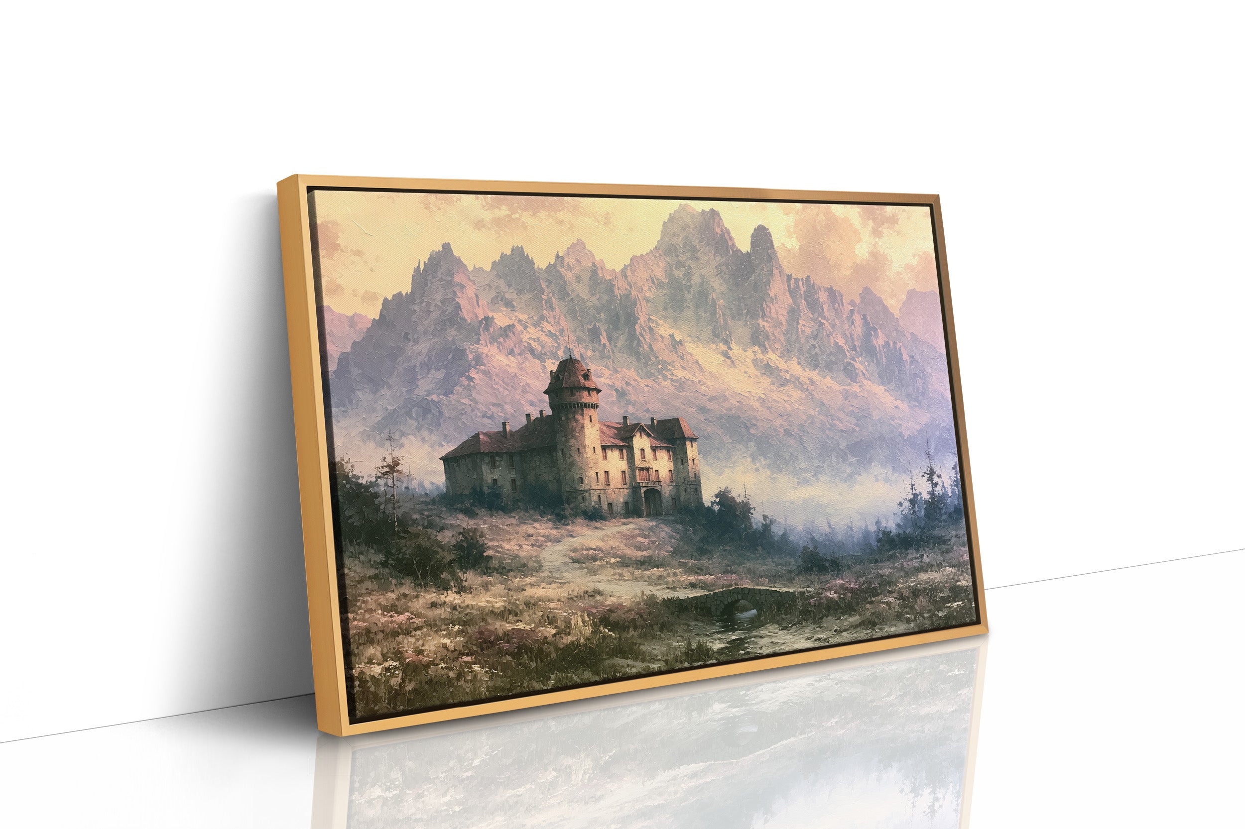 Turreted Manor at Mountain's Edge